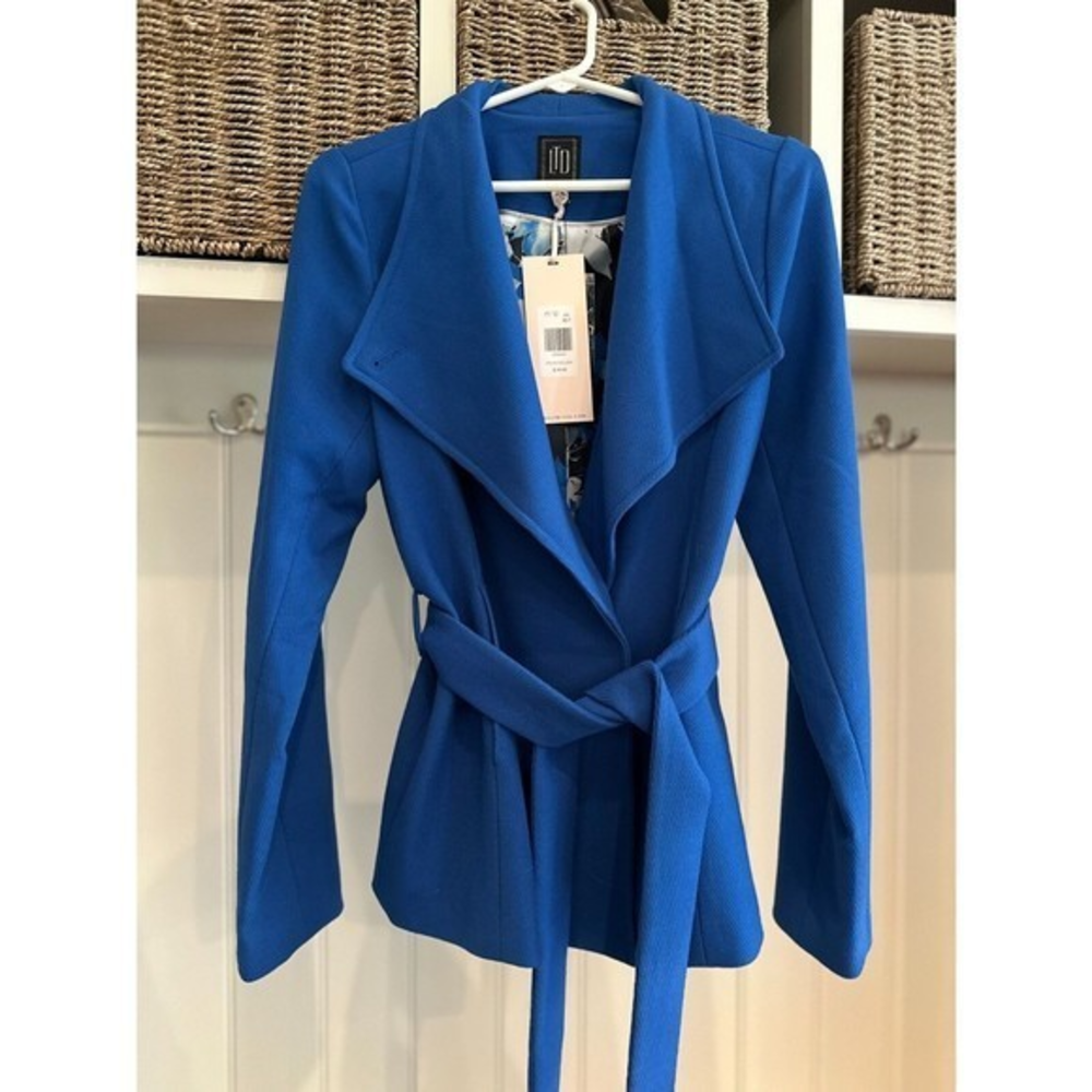 The‎ Limited, LTD The Limited Luxe Collection Blue Coat, Size XS Tall - NWT